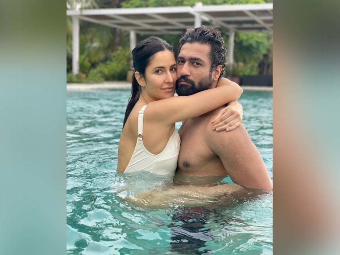 Pic Talk: Katrina Kaif and Vicky Kaushal share a romantic moment in the pool