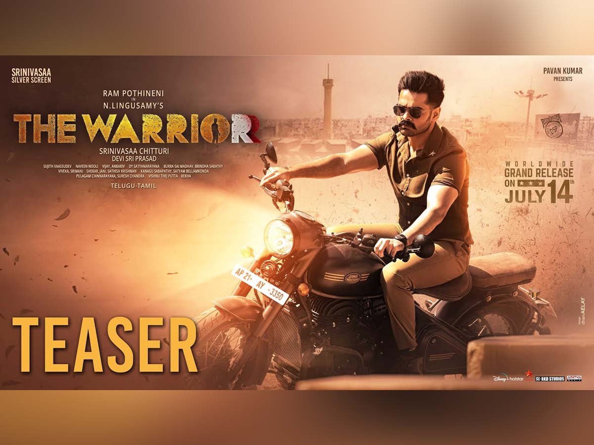The Warriorr teaser: Ram looks intense in a cop role