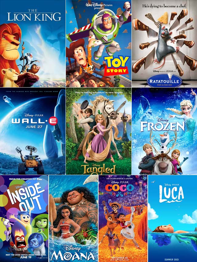 Top 10 best animated movies to watch on Disney + Hotstar 