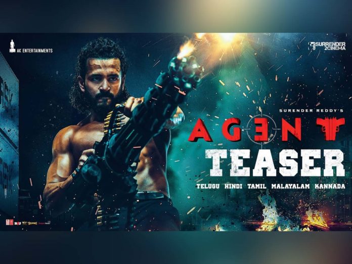 Agent teaser: Akhil's beast mode is on