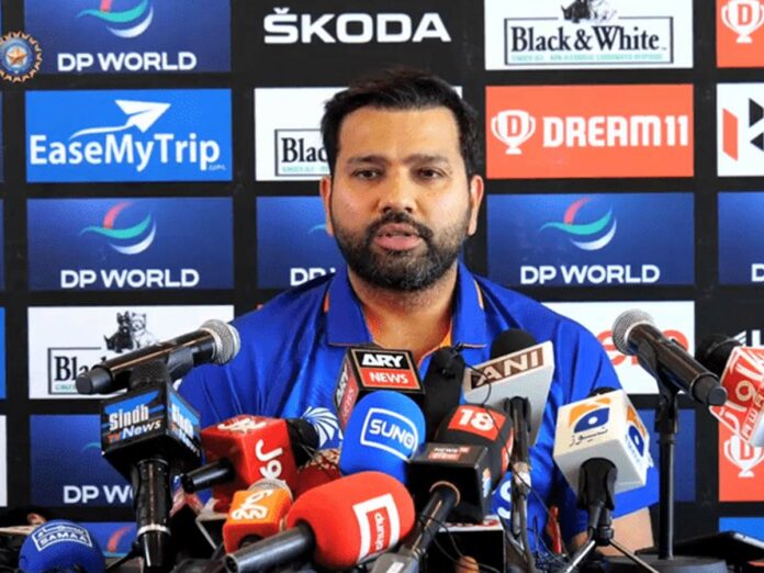 Here's how Rohit Sharma reacted when a Pakistan journalist questioned the opening combination