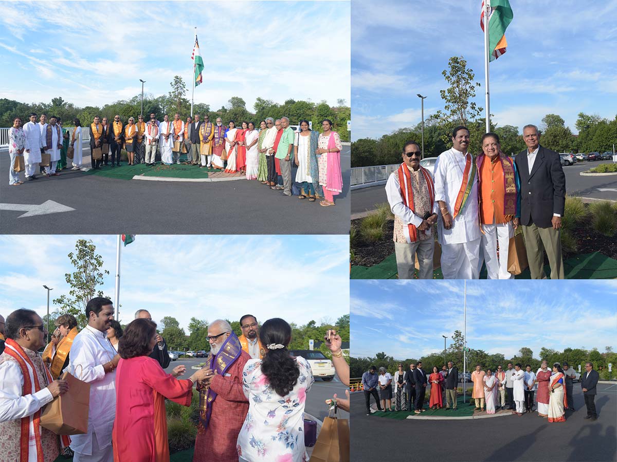 Independence Day celebrations at SDP SSV temple