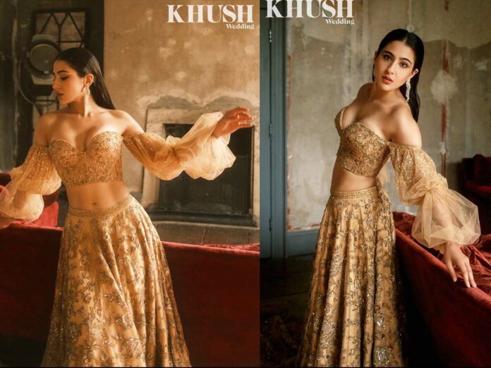 Pics: Sara Ali Khan slays royally in Khush wedding photoshoot