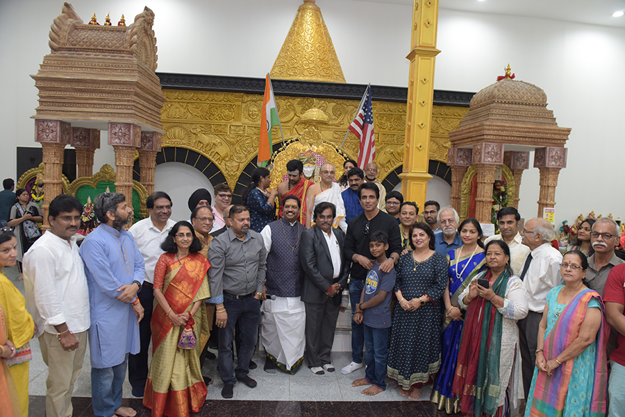 Sonu Sood Charity Meet Greet Fund Raising at SDP SSV Temple _Photos by dr.shiva kumar anand