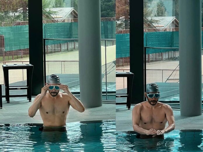 Viral Pic: Namrata posts Mahesh's shirtless pic in the pool; fans go wild