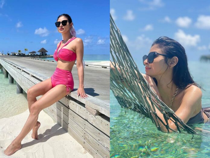 Pic Talk: Mouni Roy cooling her in the beach water