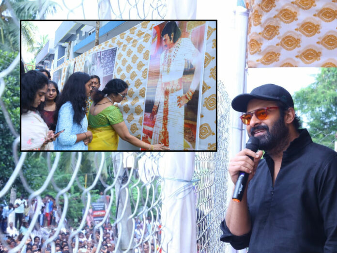 Prabhas in Mogaltur after 11 years