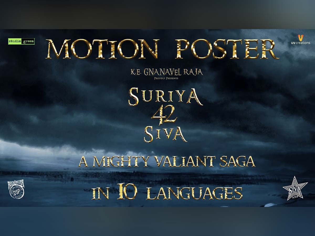 #Suriya42 motion poster: intriguing and grand