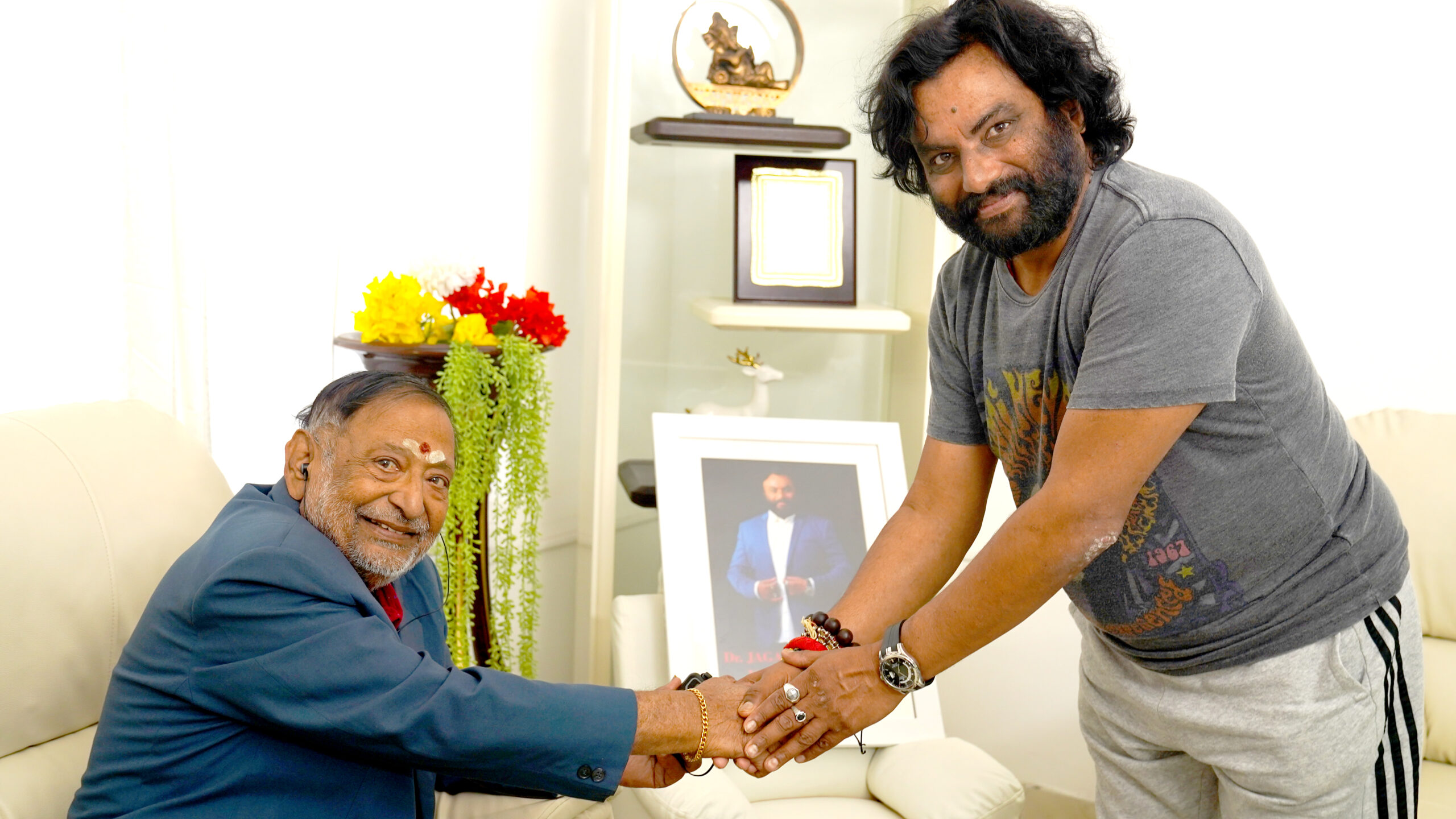 Chandramohan reminisced the memories with Super Star Krishna