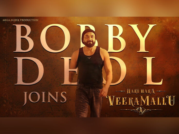 Hari Hara Veera Mallu team welcomes Bobby Deol