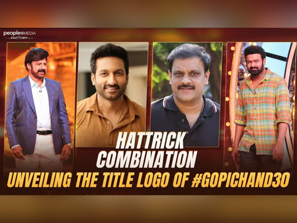 As Balakrishna revealed in Unstoppable, Gopichand's next titled Rama Banam