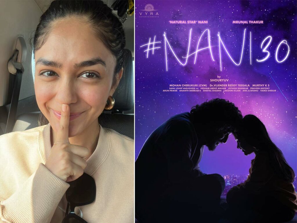 Here's how much Mrunal Thakur has quoted for #Nani30
