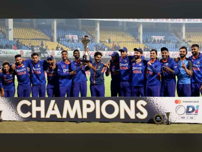 India's clean sweep of New Zealand resulted in top ranking