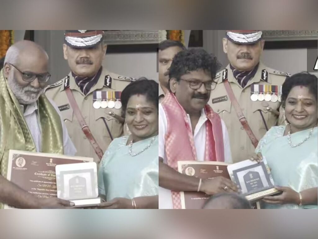 Republic Day 2023: MM Keeravani and Chandrabose were felicitated by the Telangana governor