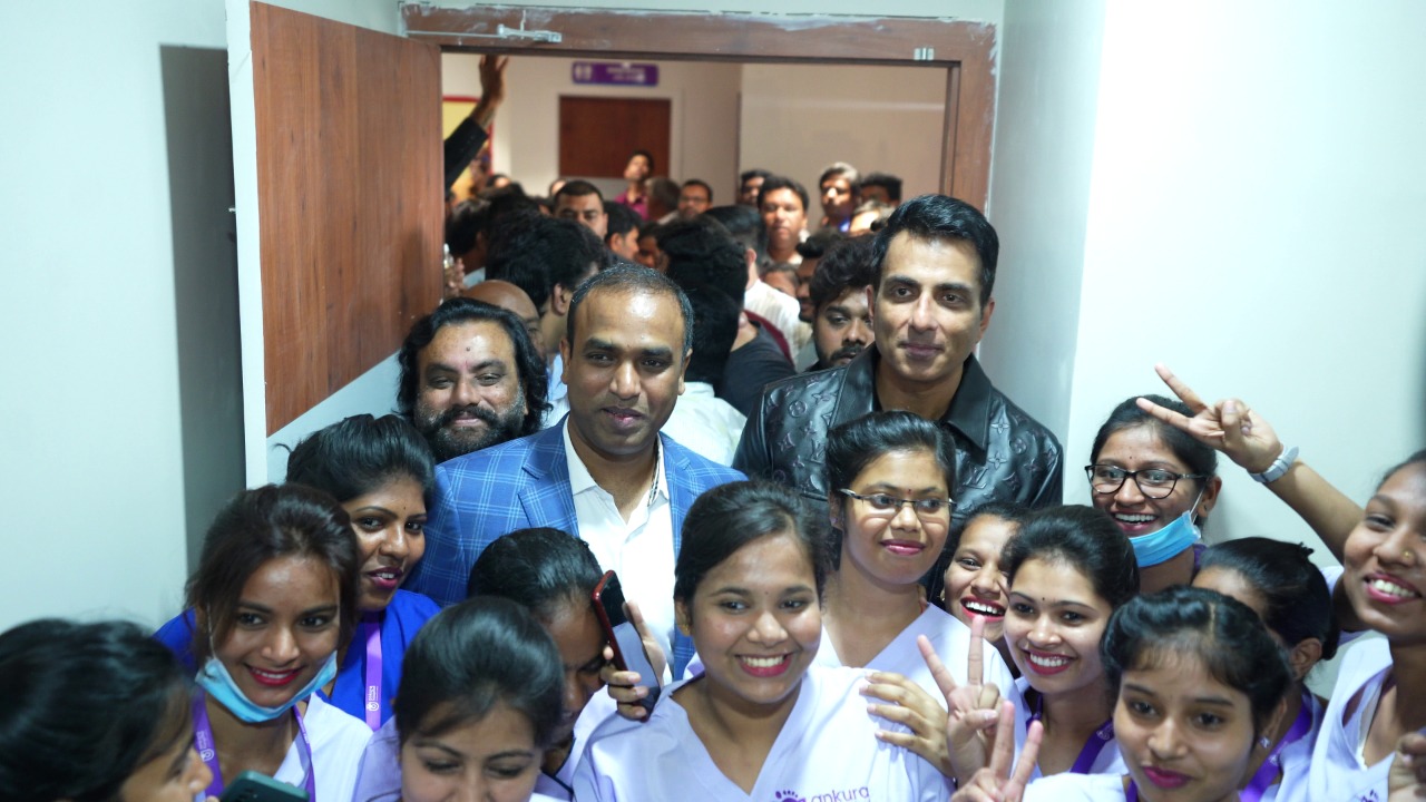 Sonu Sood launches Ankura Hospital's 13th World Class Centre