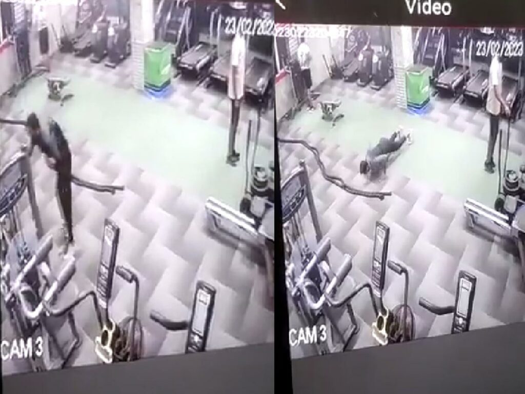 Watch: 24-year-old Hyderabad Constable collapses in the gym while working out; dies