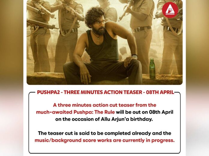 Action teaser getting ready for Pushpa: The Rule