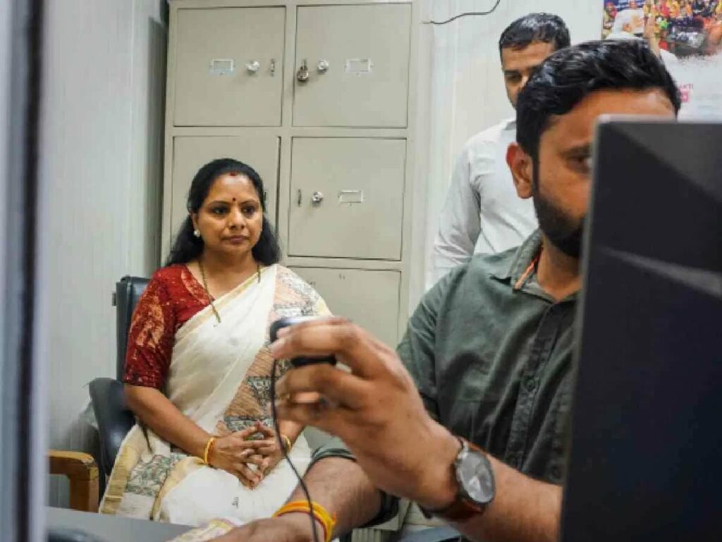 Delhi Excise Policy: A Woman deputy director official recording the statement of Kavitha