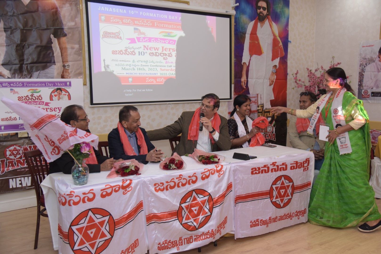 Janasena 10th Formation day in Edison New Jersey Photos ( Photos by Dr. Shiva Kumar Anand )
