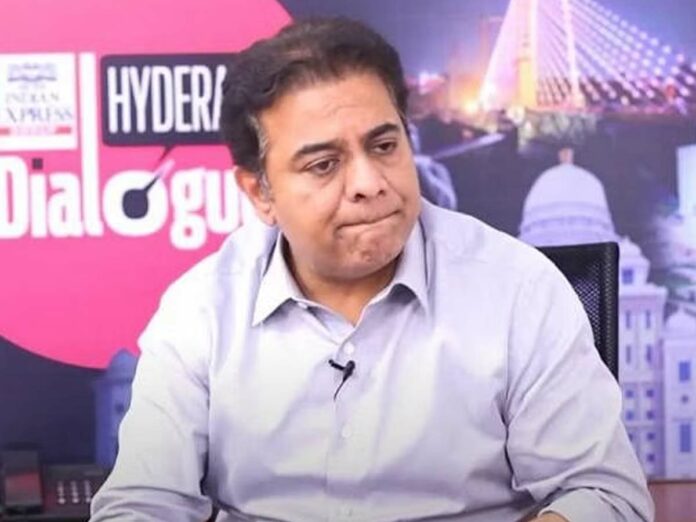 KTR comes down heavily on Modi and Adani to support Kavitha