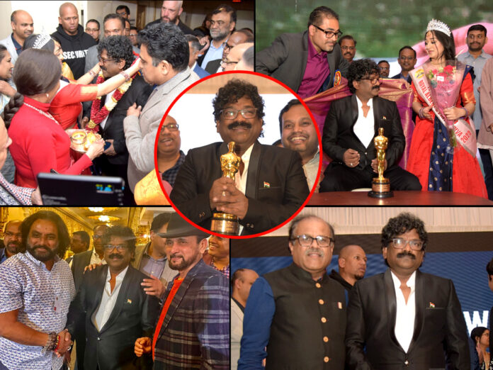 NJ NRIs honor Oscar award winner lyricist Chandra Bose ( Photos By: Dr. Shivakumar Anand )