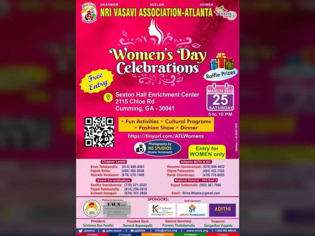 NRI Vasavi Association Women's Day celebrations