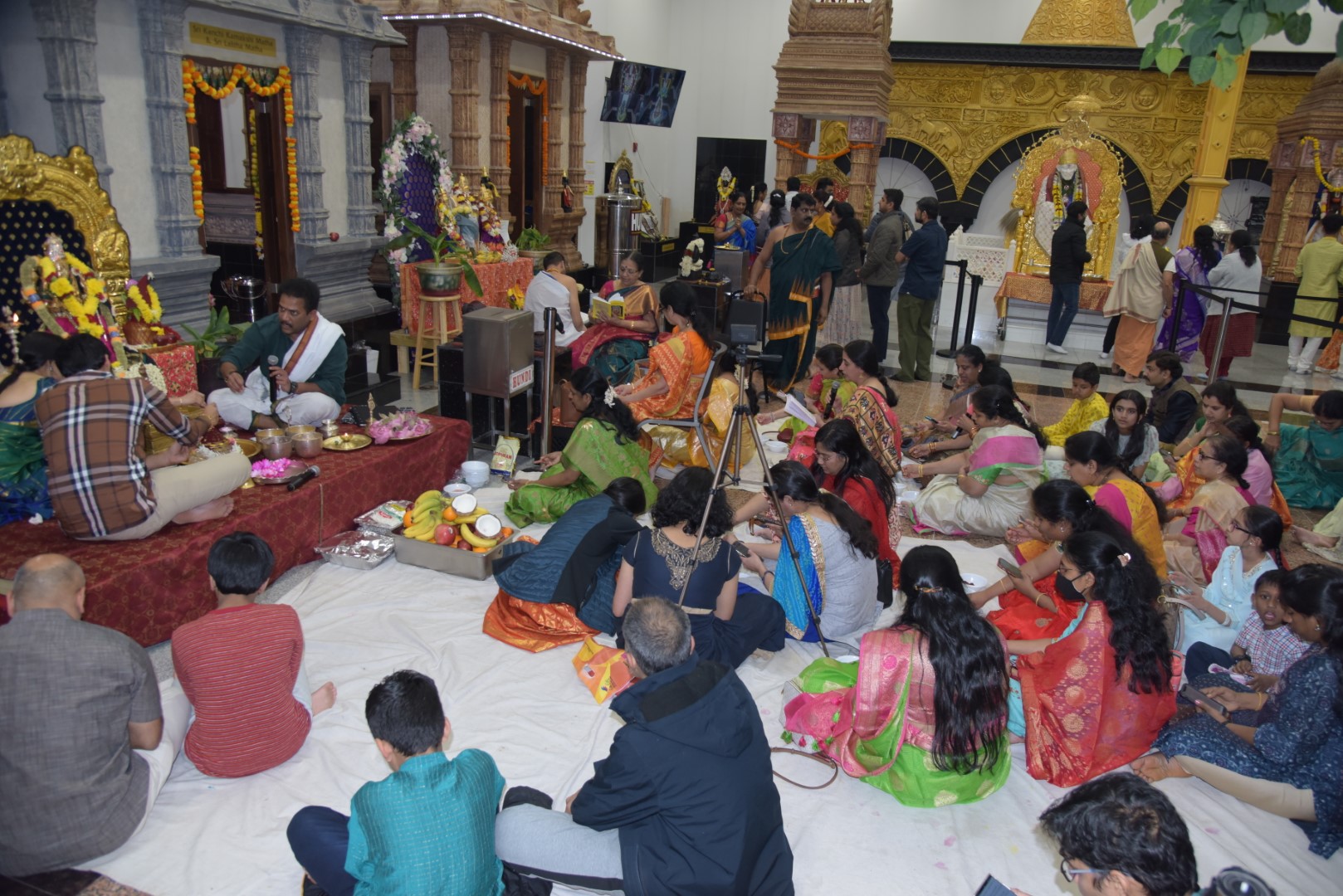Shobhakruthi Ugadi Celebrations at Sai Datta Peetham, Edison, NJ ( Photos by: Dr. Shiva Kumar Anand )