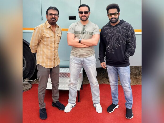 Official: Saif Ali Khan joins #NTR30 in Hyderabad