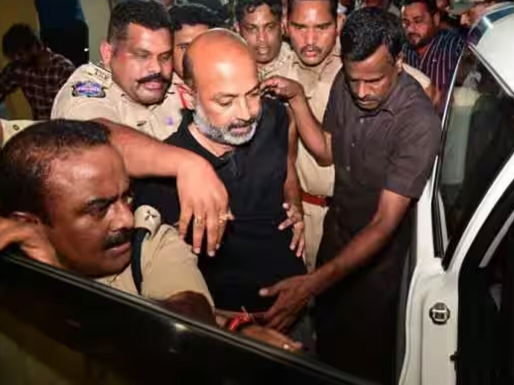 Telangana BJP chief Bandi Sanjay Kumar arrested at midnight ahead of PM Modi's visit