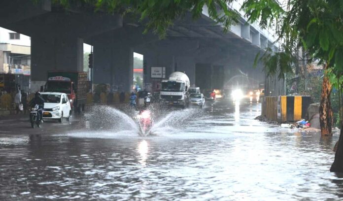 Heavy rainfalls in Hyderabad