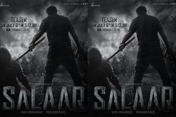 Prabhas's Salaar teaser update