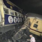 2 trains collided in Vizianagaram
