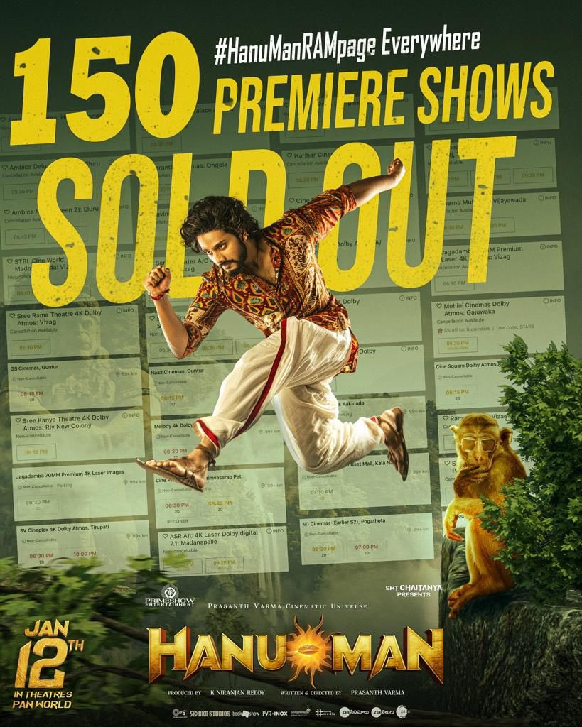 Hanu Man special premiers sold out