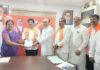 Nallamilli Ramakrishna Reddy receives B form from BJP