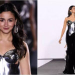Alia Bhatt dazzles in metallic dress during stunning debut at Paris Fashion Week Alia Bhatt Paris Fashion Week
