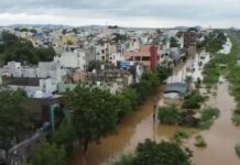 Heavy rains cause severe flooding in Northern Andhra Pradesh Heavy rains Northern Andhra Pradesh