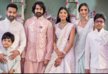 Jr NTR with his family attends Narne Nithiin’s engagement Jr NTR with his family attends Narne Nithiin's engagement