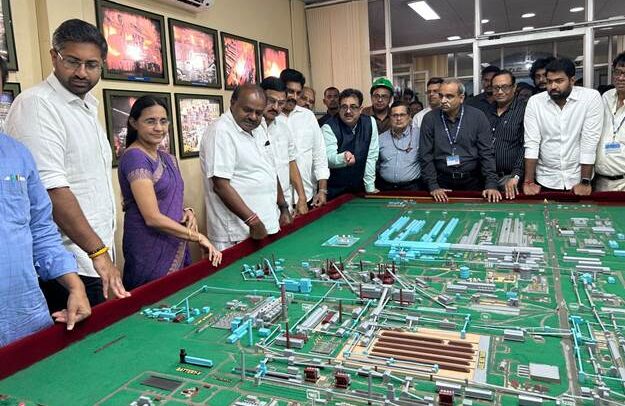 Union Ministers Kumaraswamy and Bhupathiraju Srinivasa Varma to visit Steel Plant today