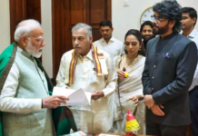 Akkineni family meets Prime Minister Narendra Modi Akkineni family meets Prime Minister Narendra Modi