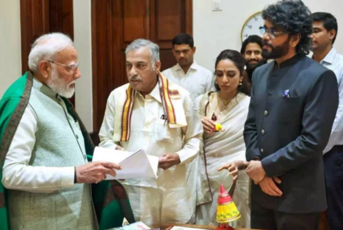 Akkineni family meets Prime Minister Narendra Modi