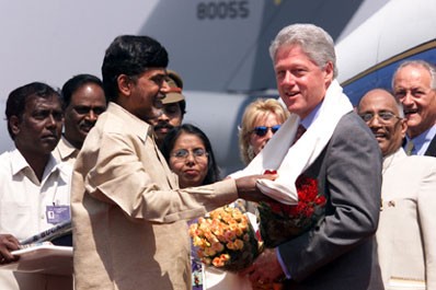 Bill Clinton visited Hyderabad without an invitation: CM Chandrababu Naidu