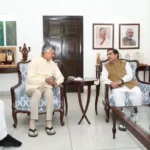 CM Chandrababu Meets Union Ministers Prahlad Joshi and Rajnath Singh in Delhi